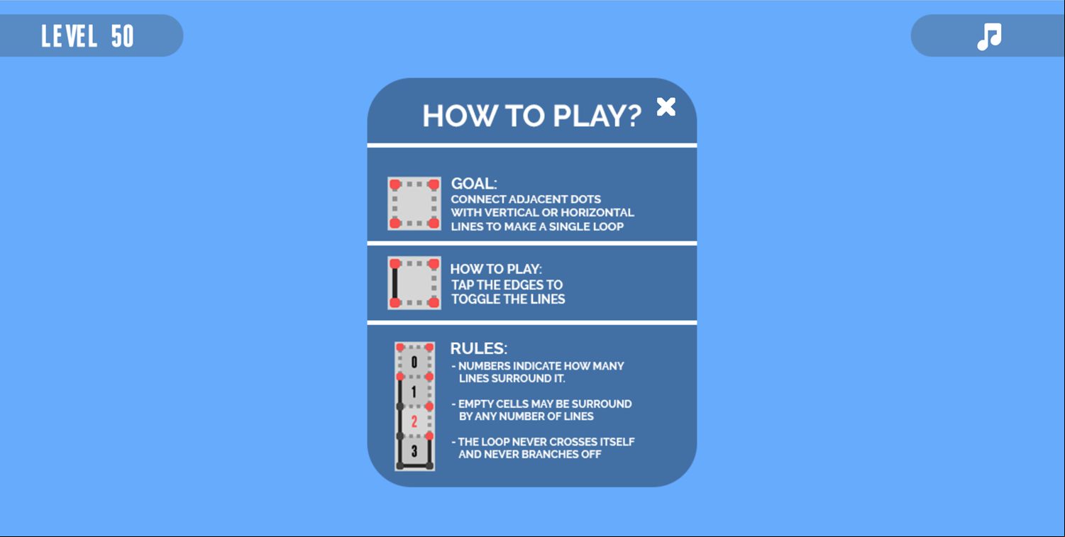 Link Game How to Play Screen Screenshot.