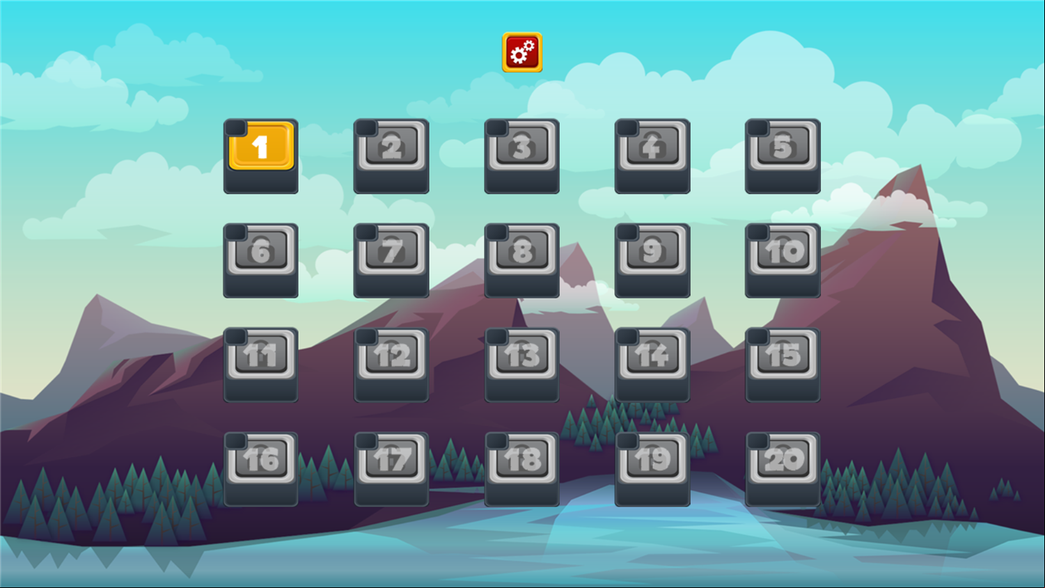 Lost Kitty Go Home Game Level Select Screenshot.