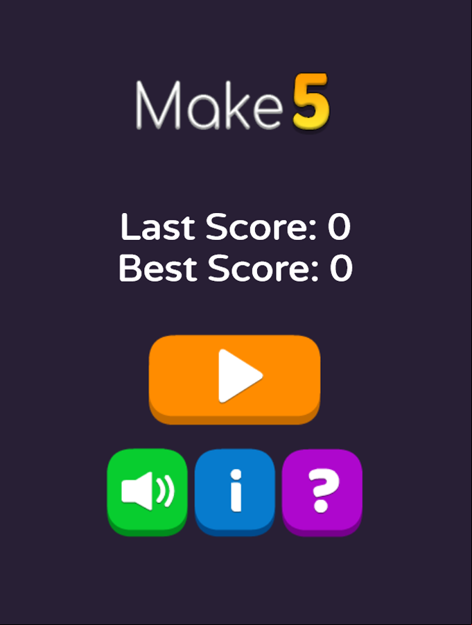 Bounce Game Welcome Screenshot.