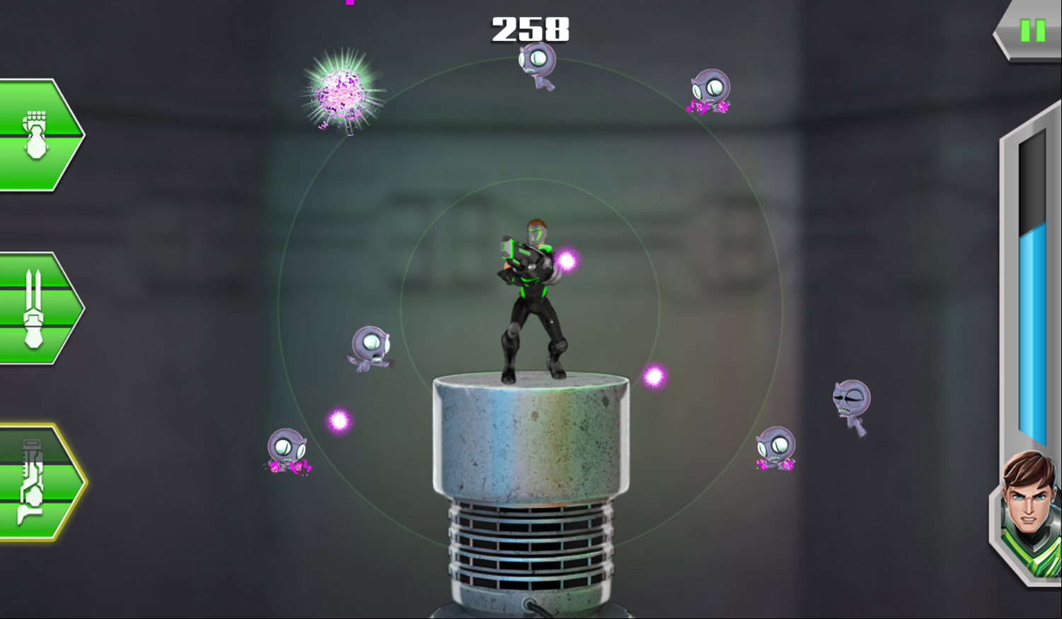 Max Steel Turbo 360 Game Play Screenshot.