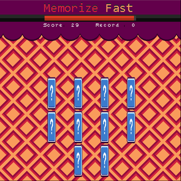 Memorize Fast Game Screenshot.