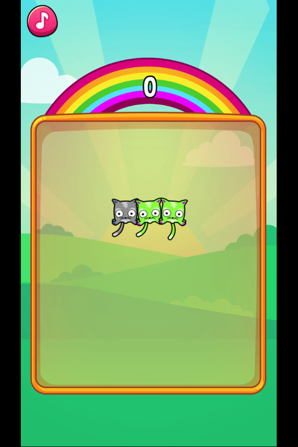 Mewtrix Game Screenshot.