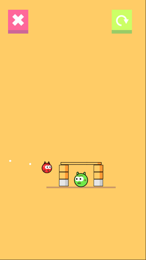 Mini Birds Game Level Complete Screenshot.