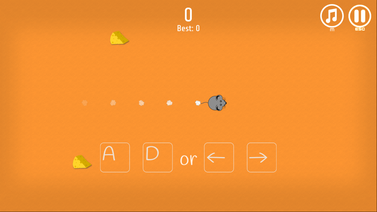 Mouse Run Game How To Play Screenshot.