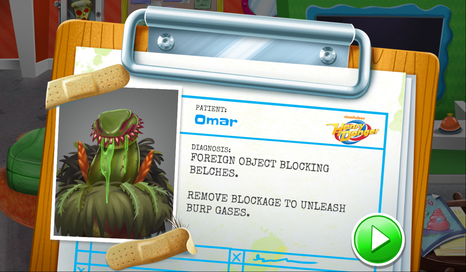 Nick Pet Vet Treat Omar Screenshot.