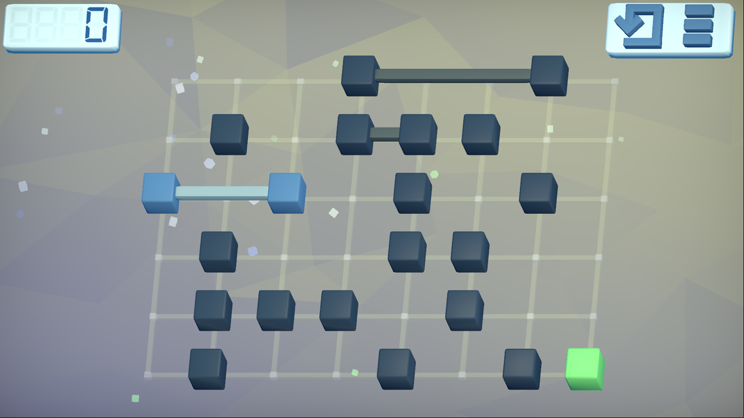 Nodes Game Level Progress Screenshot.