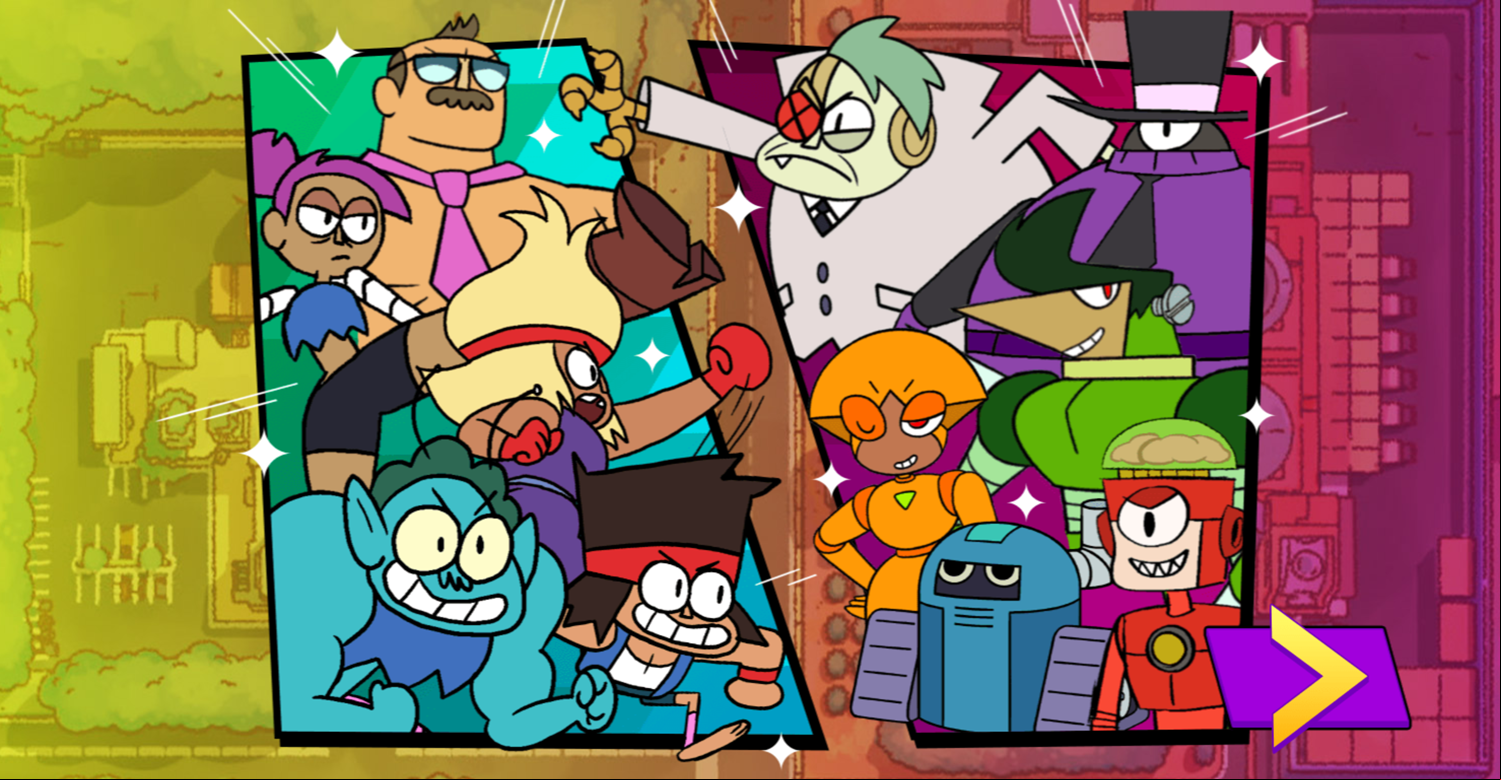 OK K.O. Let's Be Heroes Parking Lot Wars Art Screenshot.