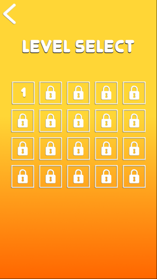 Outside Blocks Game Level Select Screenshot.