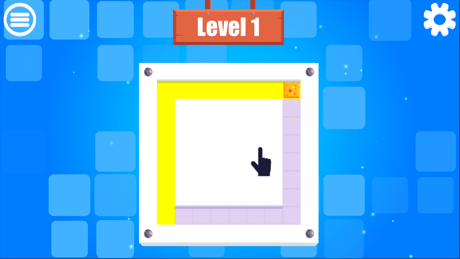 Paint Sponges Puzzle Game Level Play Screenshot.