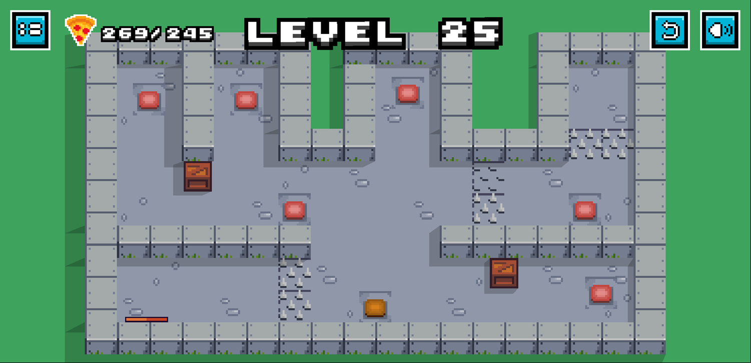 Pizza Guy Puzzle Game Final Level Clear Screenshot.