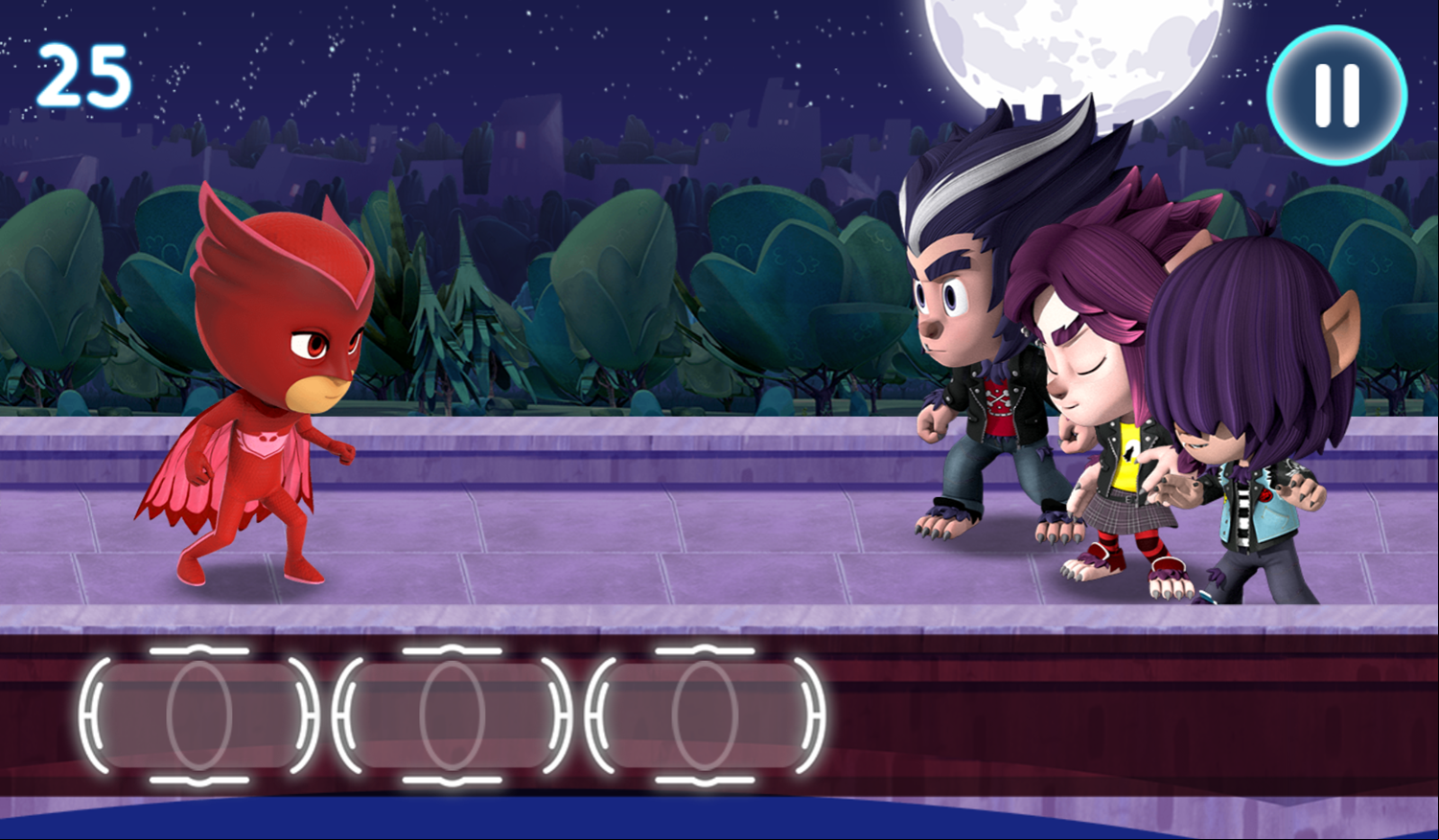 PJ Masks Howling Havoc Game Versus 3 Screenshot.