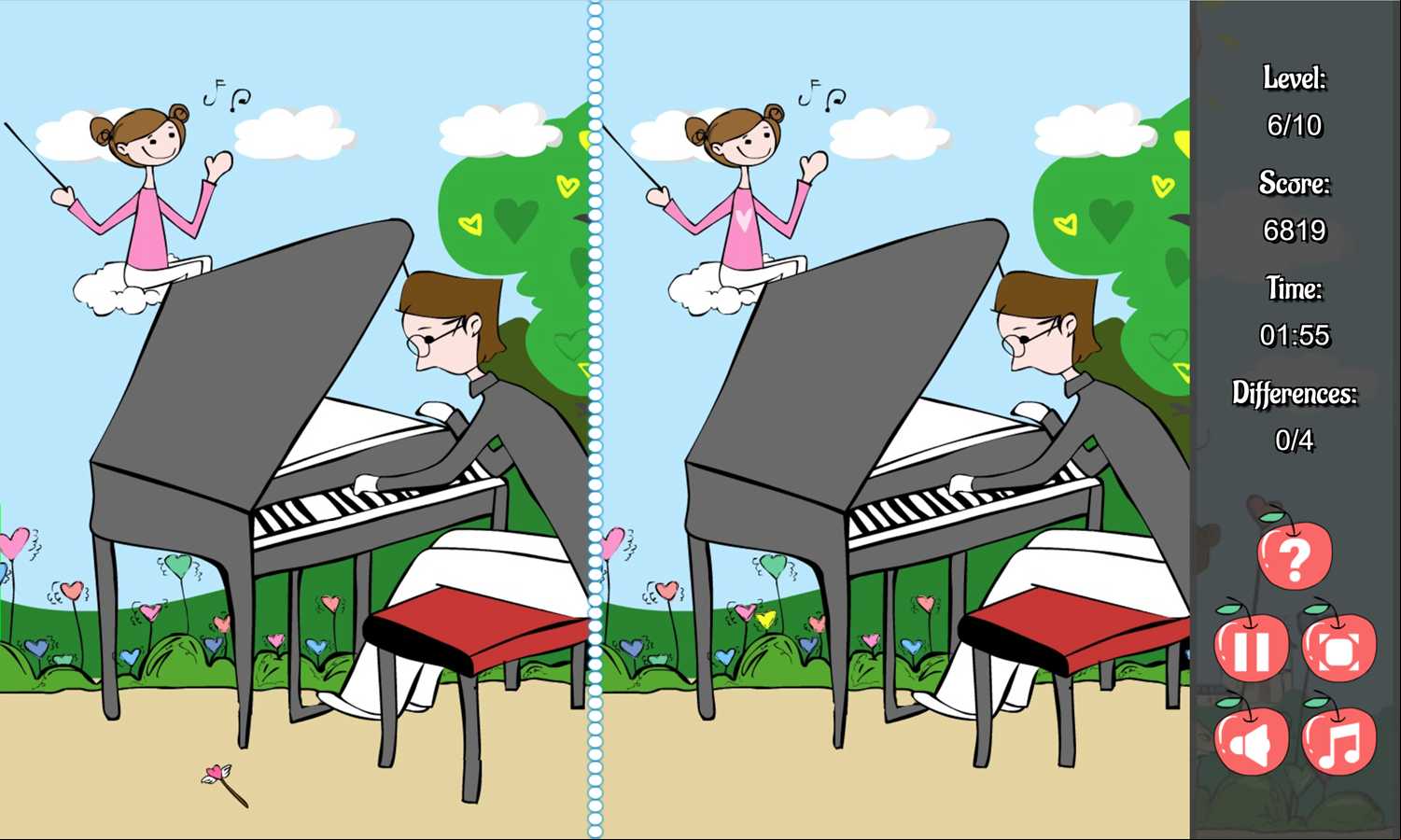 Playground Differences Gameplay Screenshot.