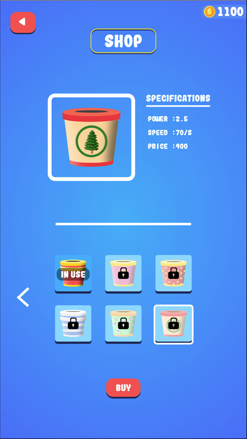 Popcorn Time 2 Game Shop Nozzles Screen Screenshot.