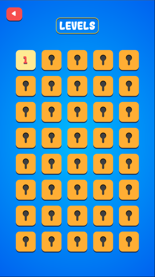 Popcorn Time Game Levels Select Screenshot.