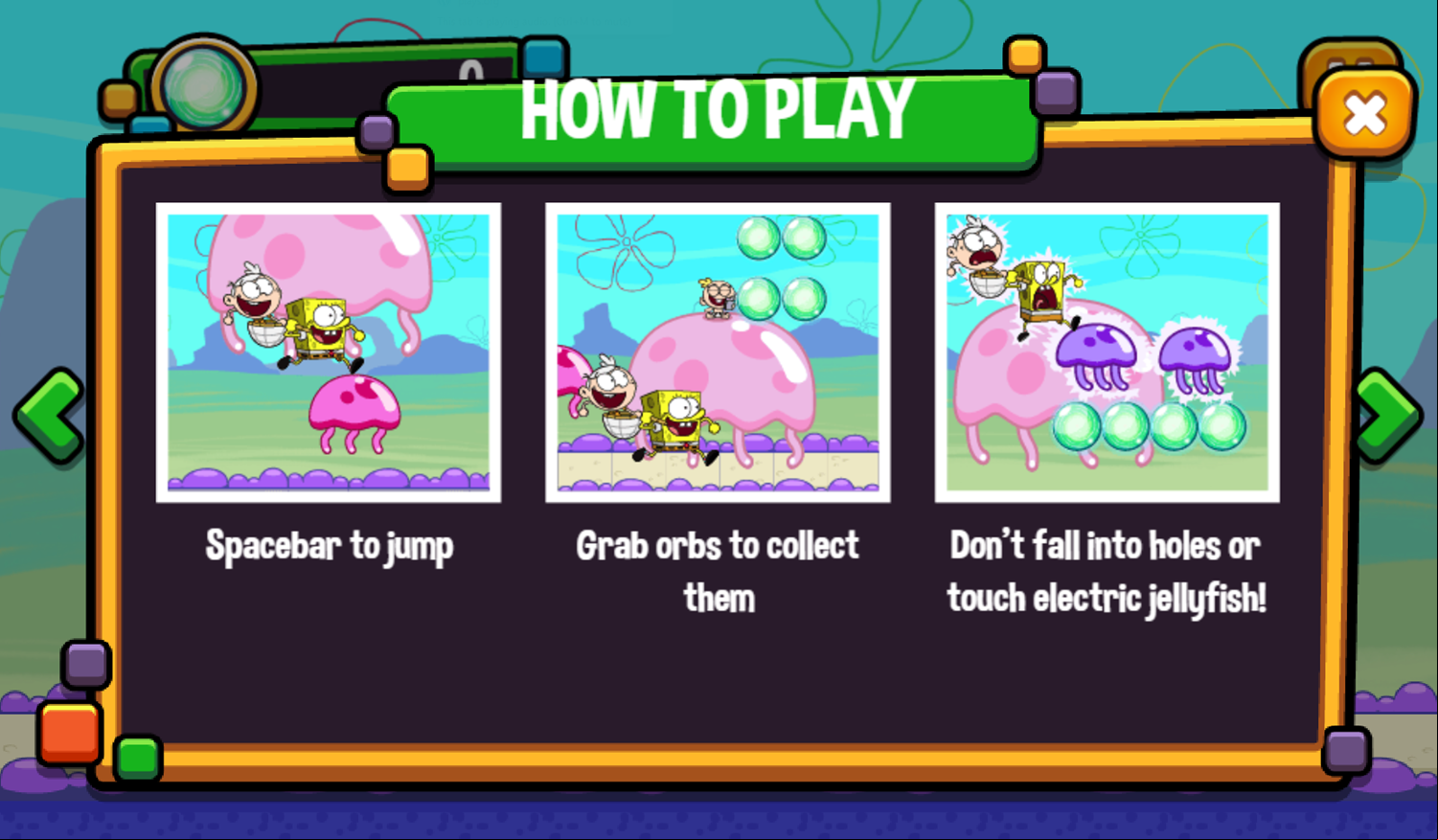 Portal Chase Game Jellyfish Jump How To Play Screenshot.