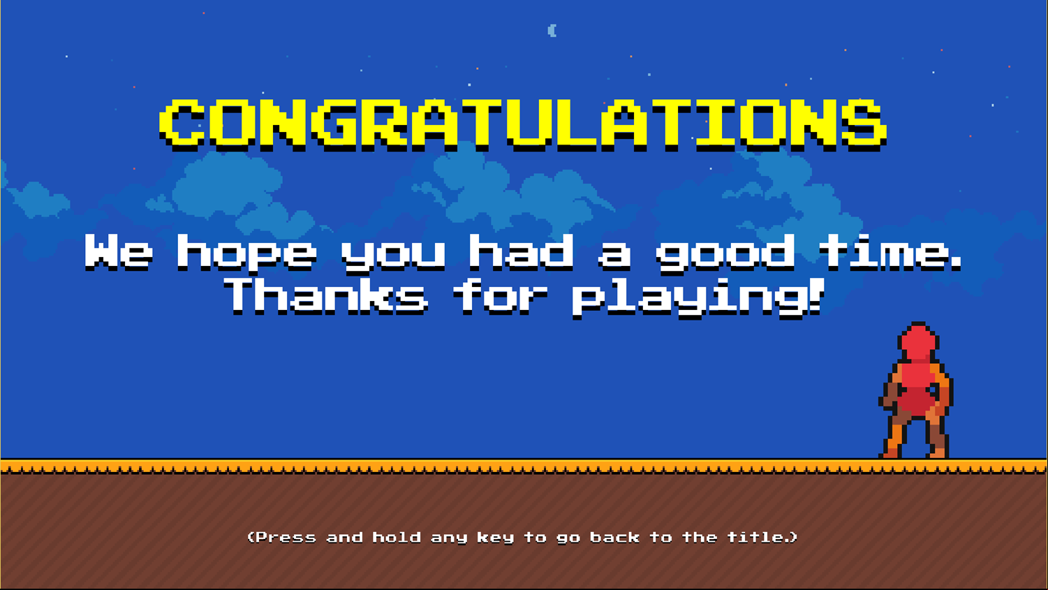 Redman Game Beat Screen Screenshot.