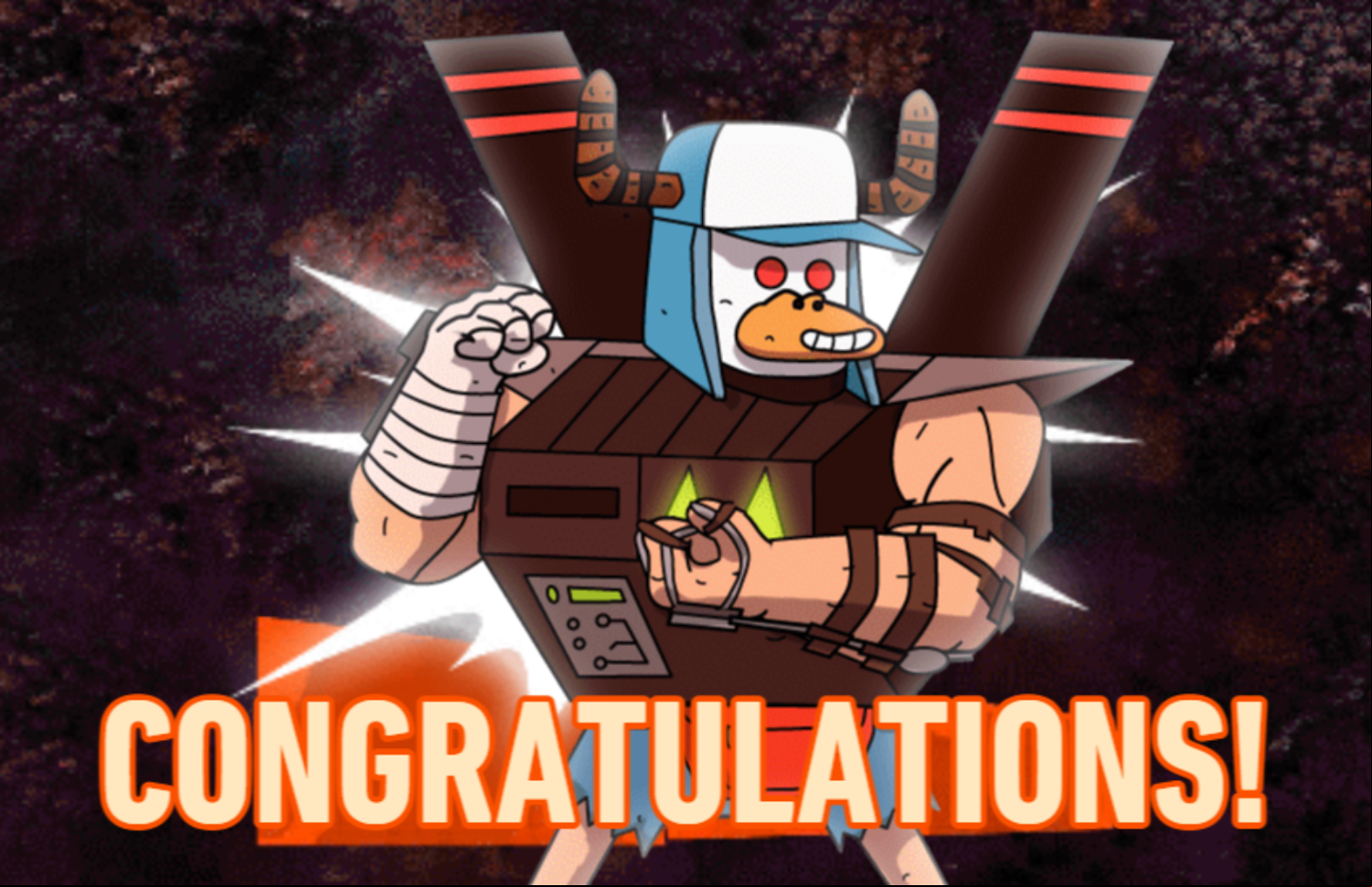 Regular Show Battle of the Behemoths Game Complete Screenshot.