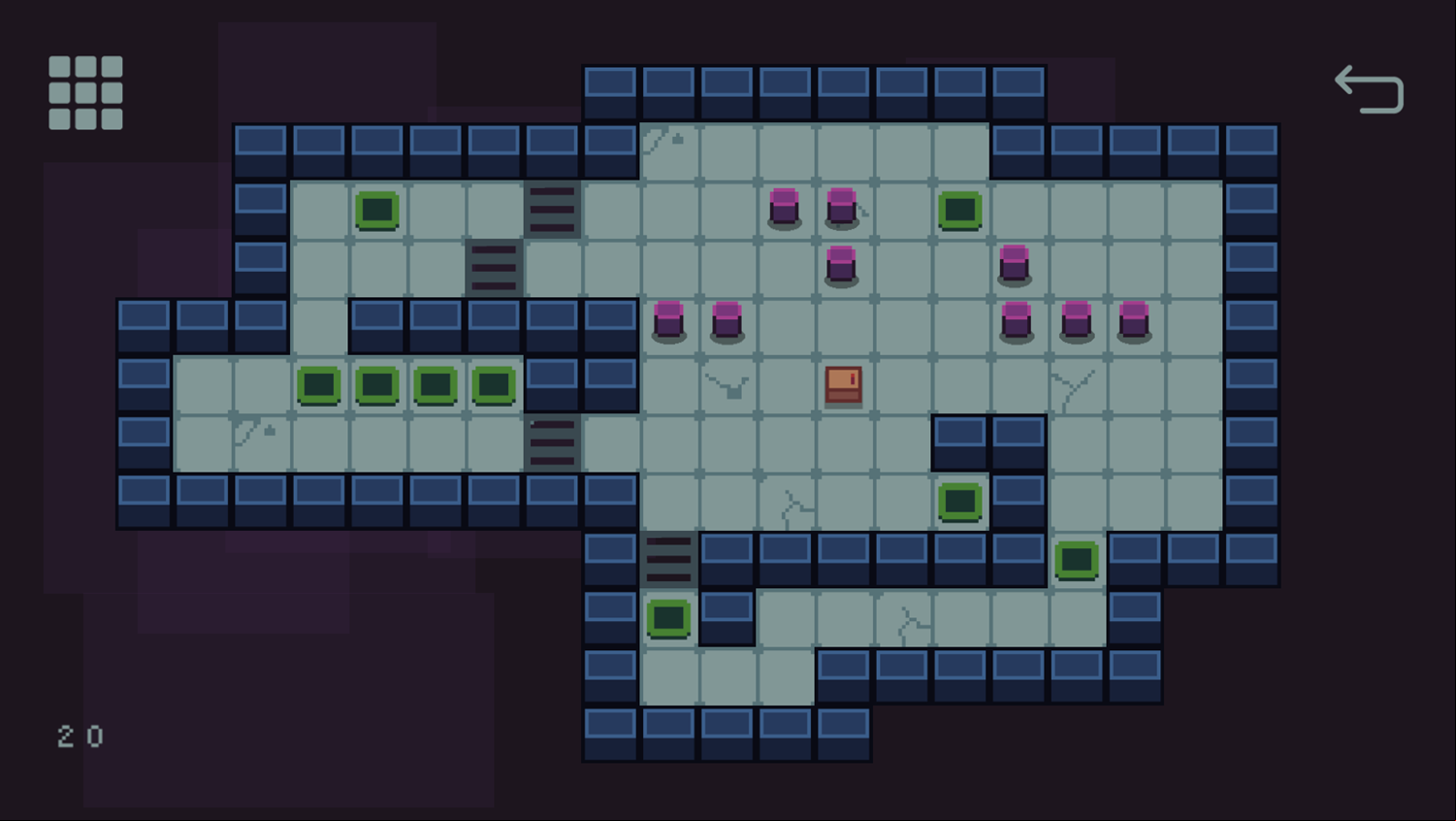 Robox Game Final Level Screenshot.