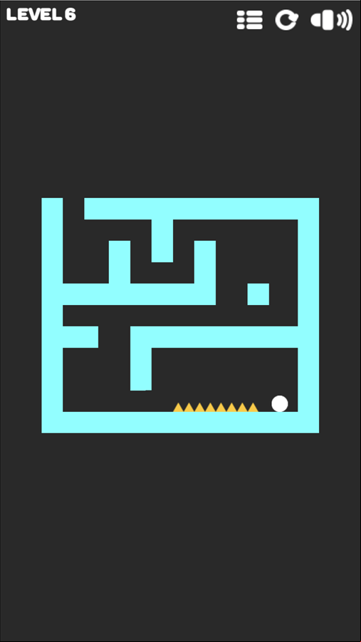 Room Escape Game Level With Spikes Screenshot.