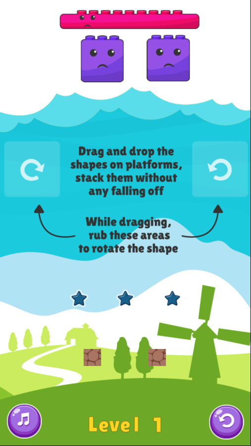 Shape Balance 2 Game How To Play Screenshot.