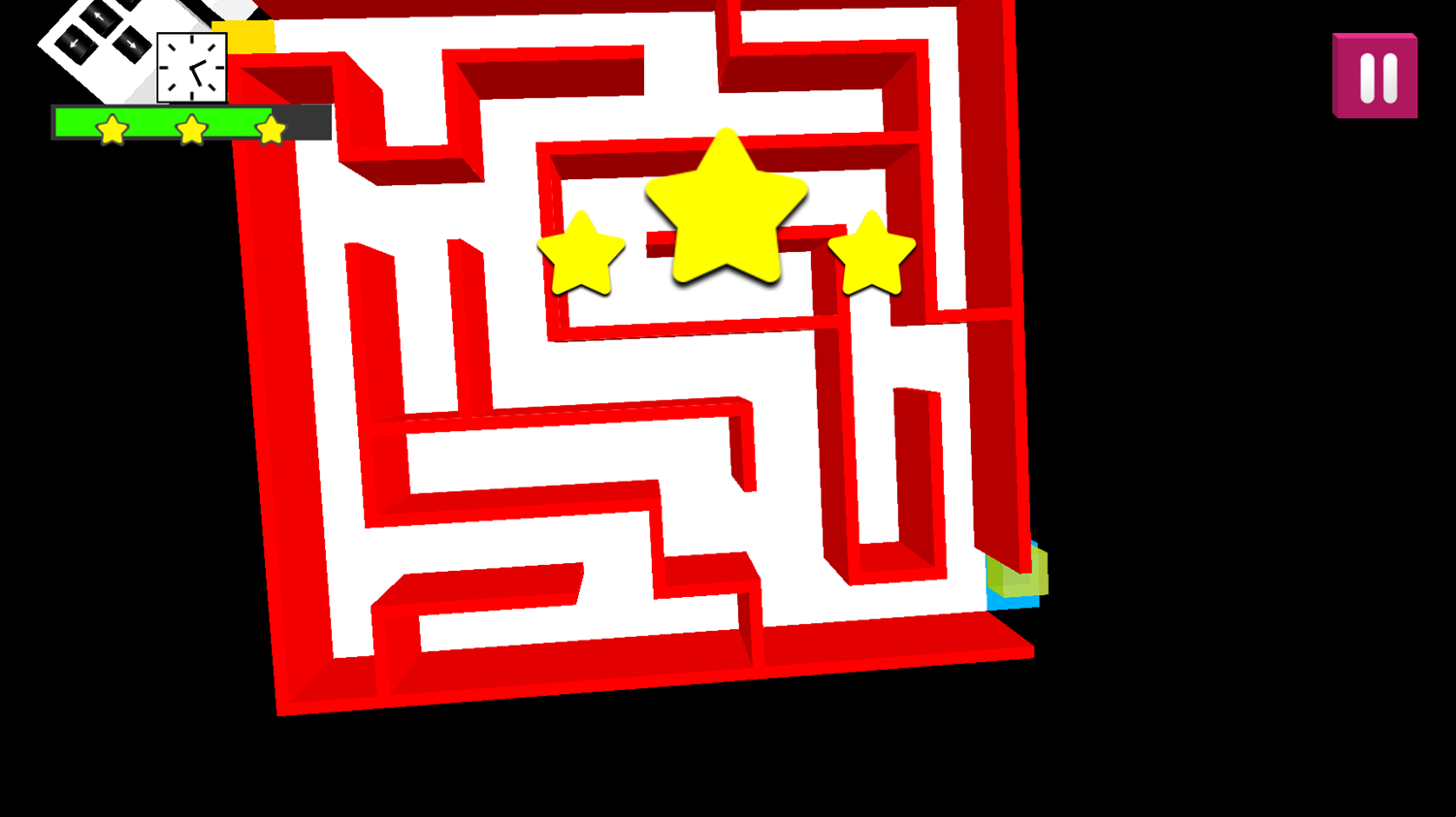 Slime Maze Game Level Complete Screenshot.