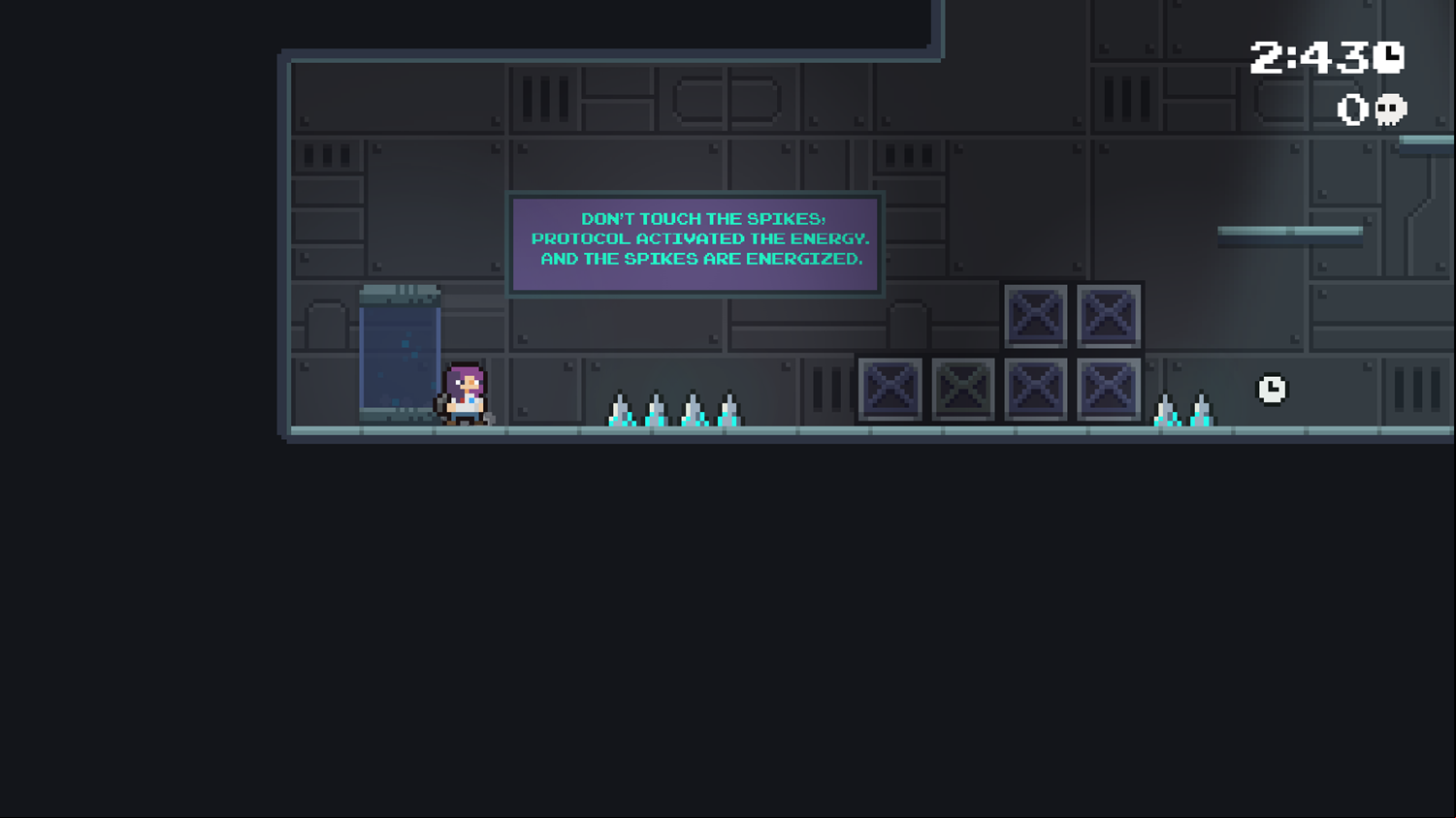 Space Survival Game Spikes Screenshot.