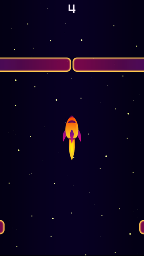 Space Survivor Game Play Screenshot.