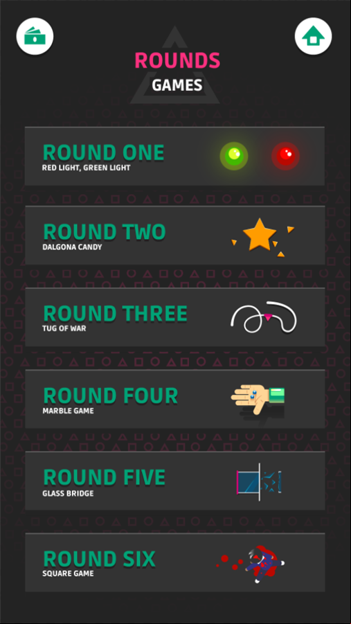 Square Game Select Stage Screenshot.