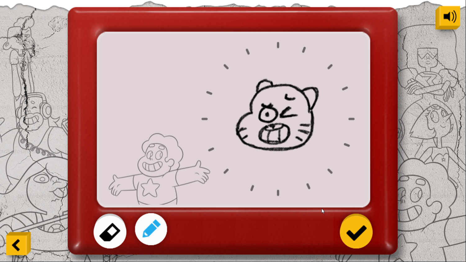 Steven Universe Storyboard Game Drawn Artwork Screenshot.