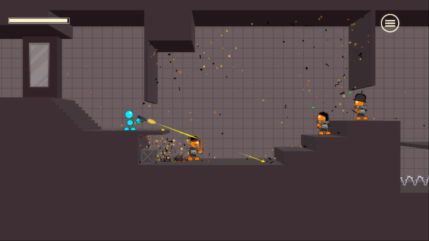 Stick Hit 3D Game Level Challenge Screenshot.
