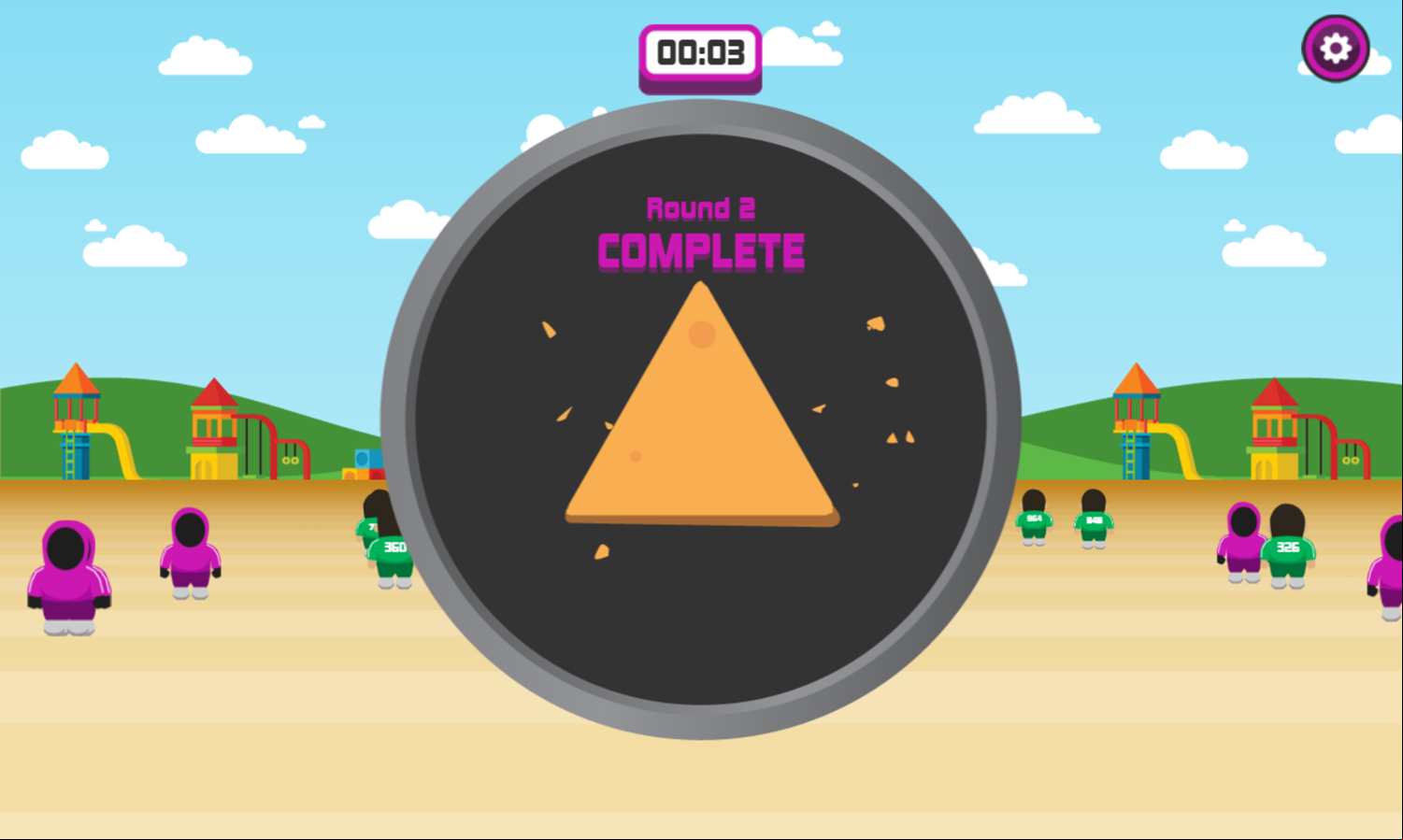 Survival Game Dalgona Candy Complete Screenshot.
