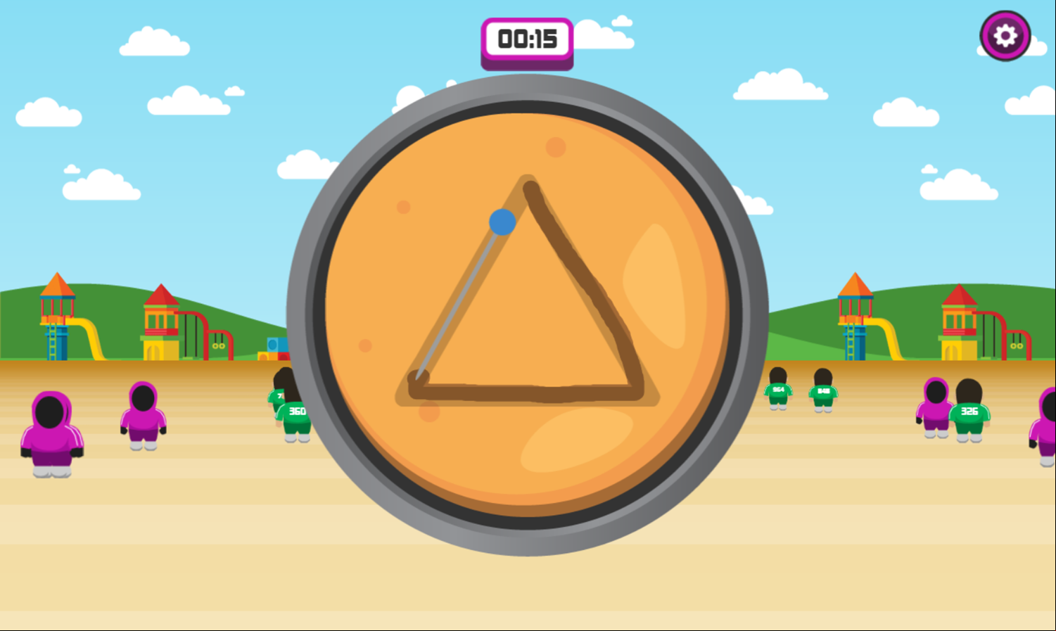 Survival Game Dalgona Candy Play Screenshot.