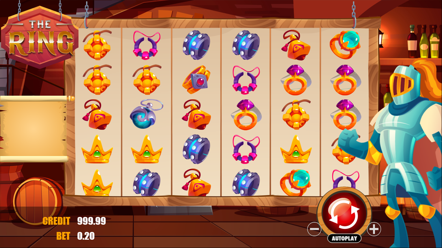 The Ring Game Welcome Screen Screenshot.