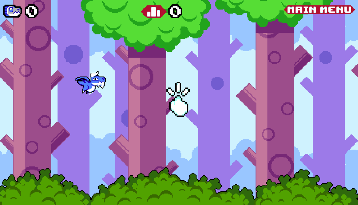 Tiny Dragon Fly Game How To Play Screenshot.