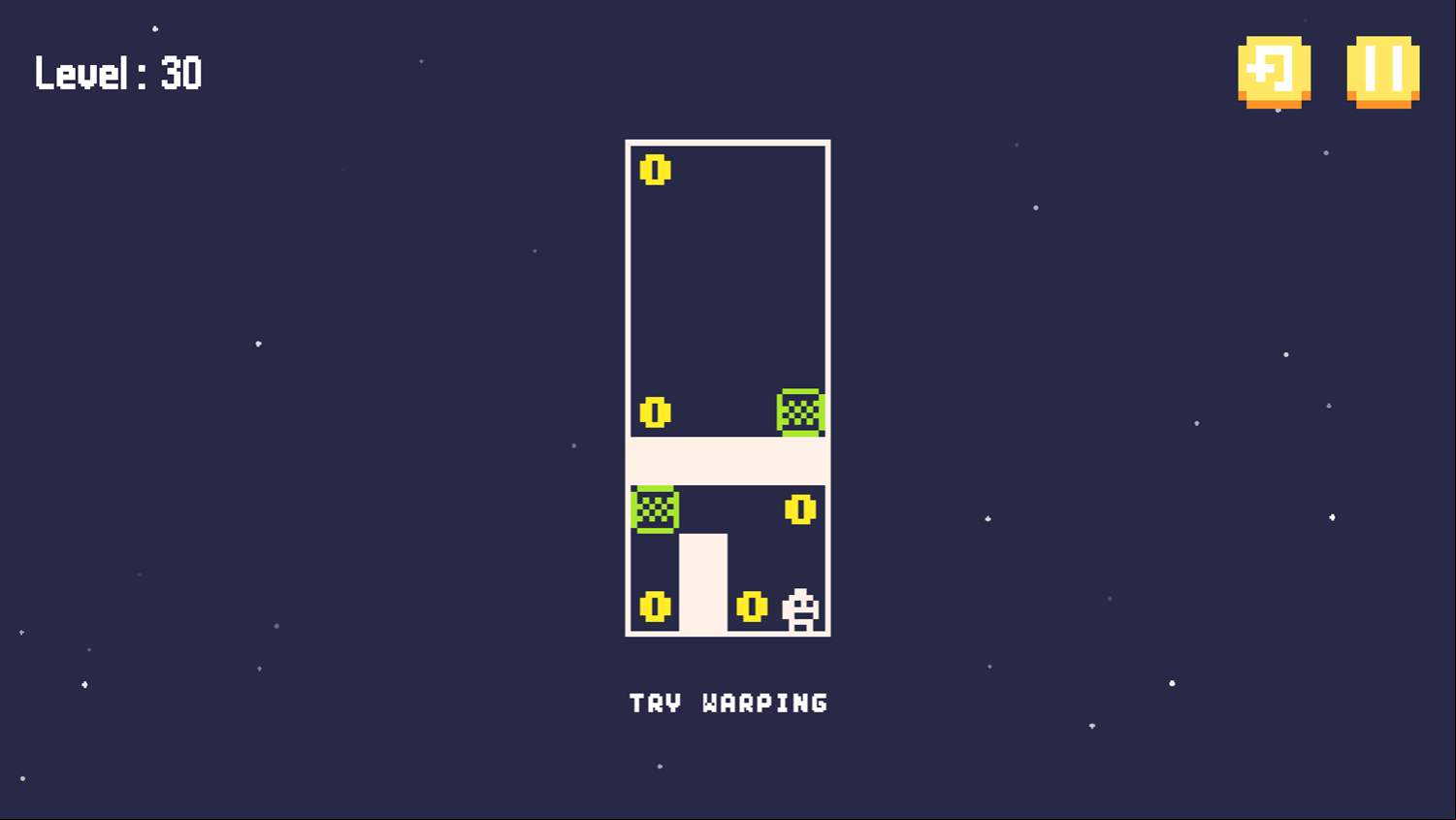 Tomb Run Puzzle 2 Game Level With Warps Screenshot.