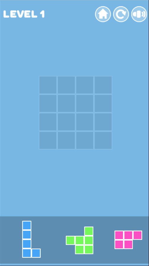 Tricky Shapes Game Screenshot.