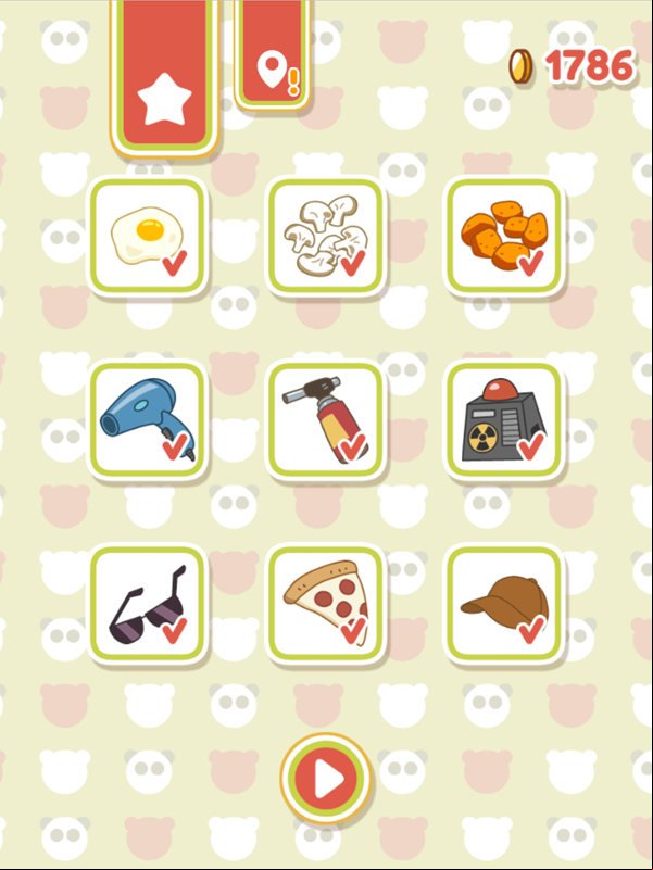 We Bare Bears French Fry Frenzy Game Item Upgrades Complete Screenshot.