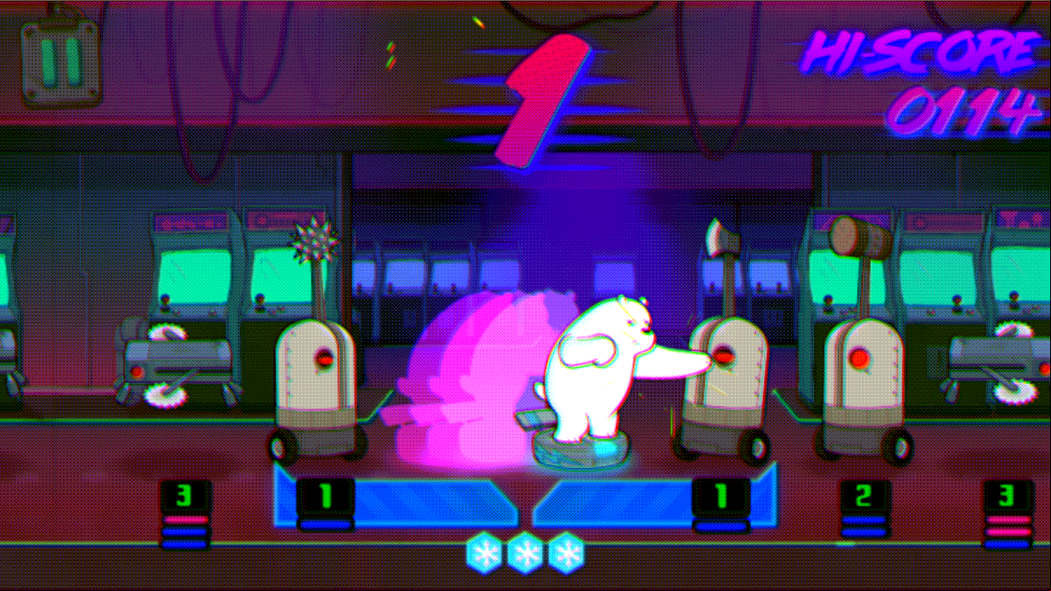 We Bare Bears Polar Force Fighting Screenshot.