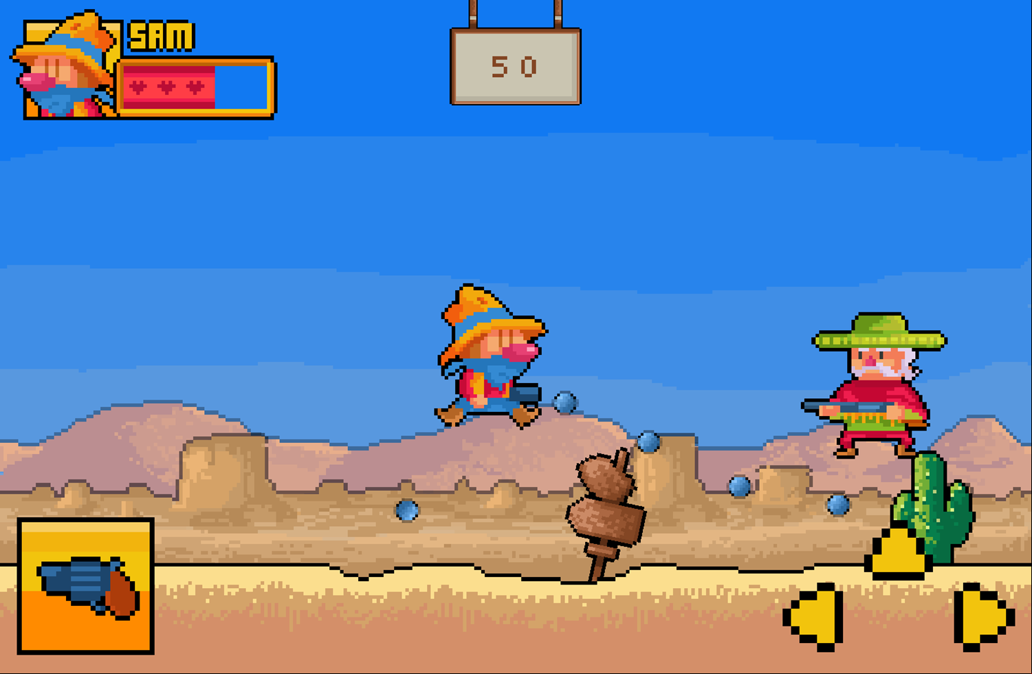 Western Wars Game Play Screenshot.