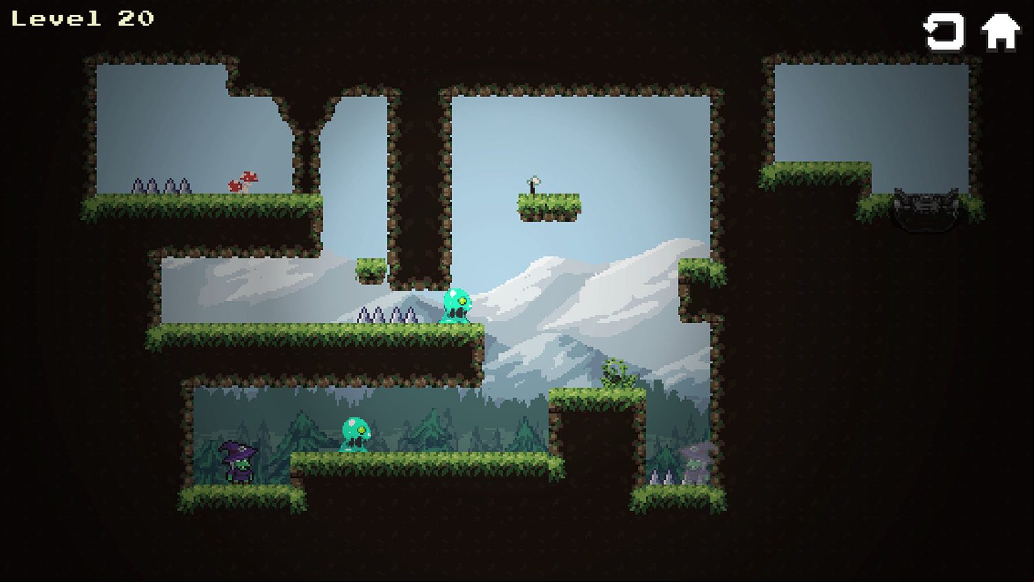 Witch Mirror Game Final Level Screenshot.
