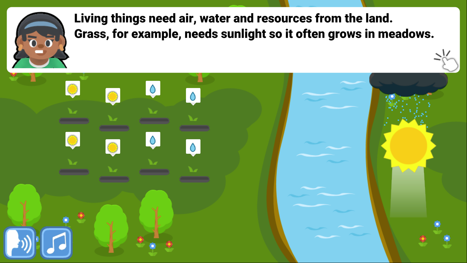 World of Resources Game Using Natural Resources Screenshot.