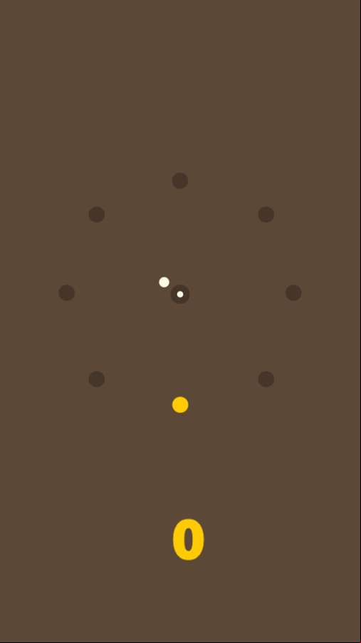 Yellow Ball Game Start Screenshot.