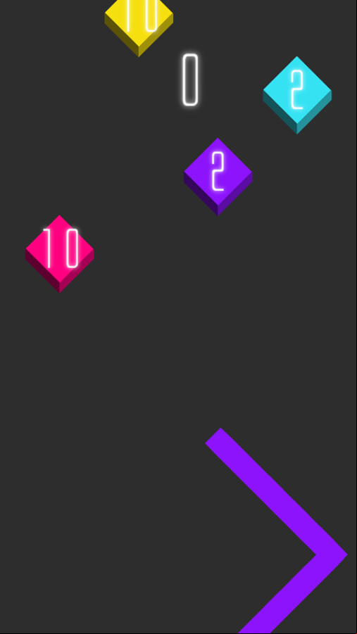 Zig Zag Switch Game Start Screenshot.